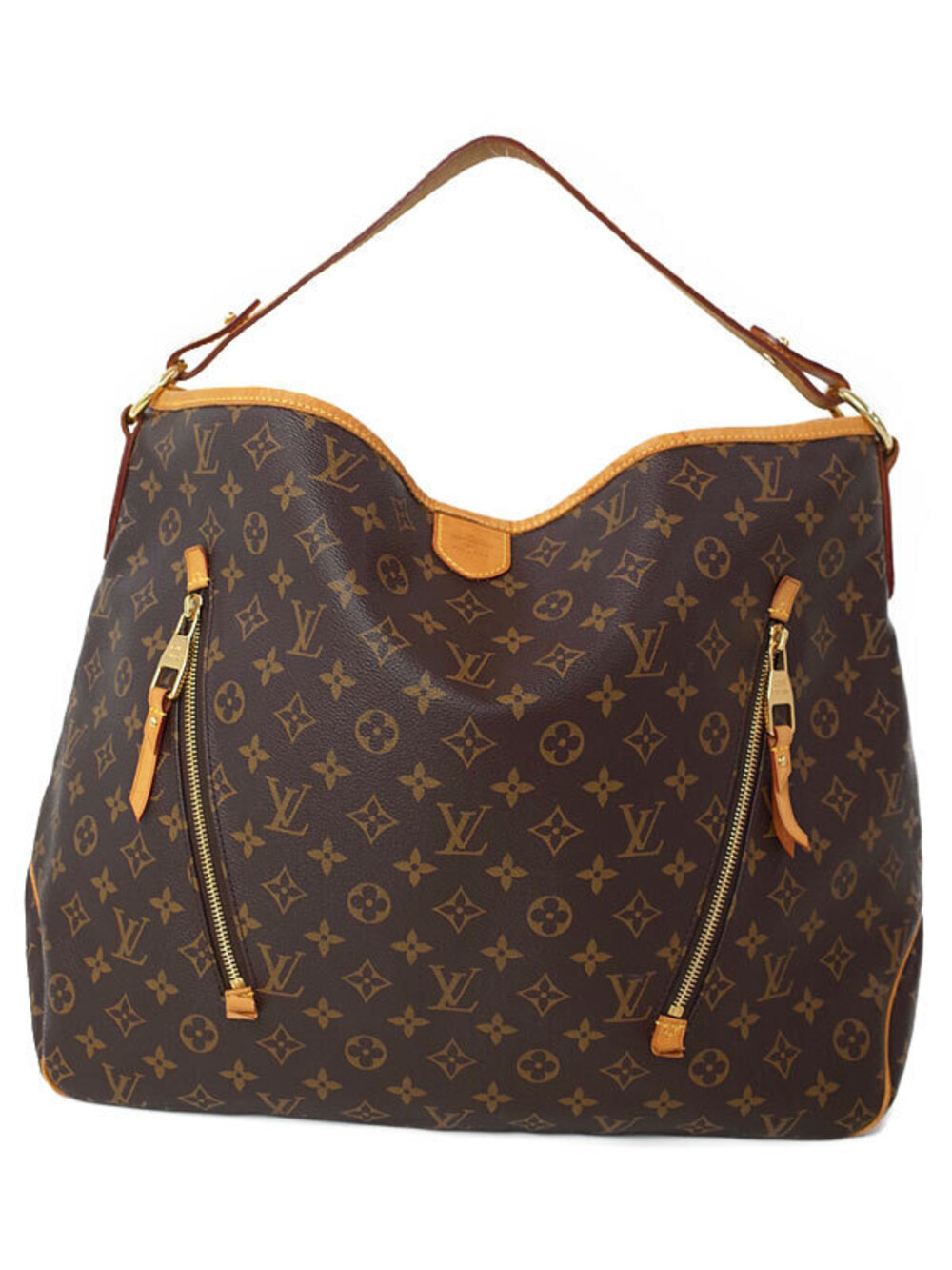 Louis Vuitton Delightful Monogram Hobo Shoulder Bag Canvas Brown